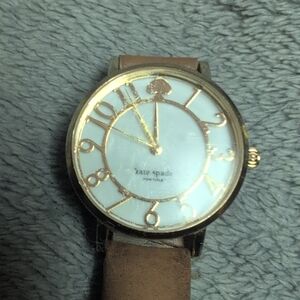 Kate Spade Gold and White Watch